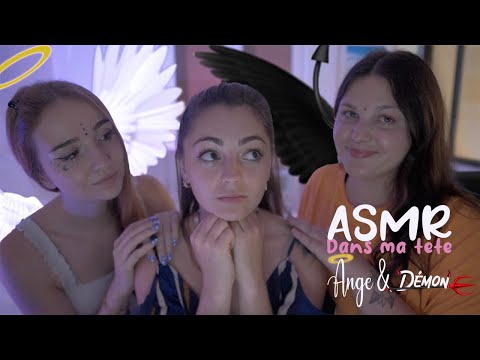 ♡ ASMR  - Ange & Démon / Dans ma tête - ft @Tina ASMR @Alteanne ASMR ♡