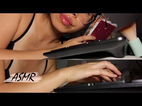 ASMR *You Are My iPad* Keyboard Typing, Scratching Textures, Finger Visuals, Brushing (No Talking)