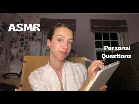 Asking You Personal Questions ASMR (british)
