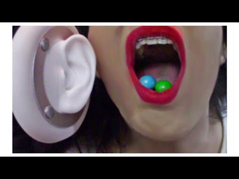 ASMR Chewing Sounds Gum Balls 💕3dio Binaural (Bubble Gum Chewing🍬)💕