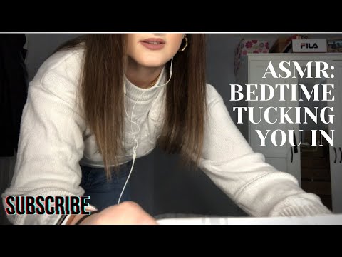 ASMR: TUCKING YOU INTO BED ROLE PLAY || AFFIRMATIONS || WHISPER