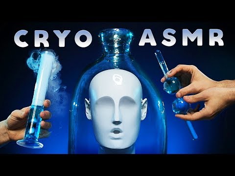 ASMR Cryo Spa Triggers for Sleep – Dry Ice Tingles, Glass Sounds, Liquids & More