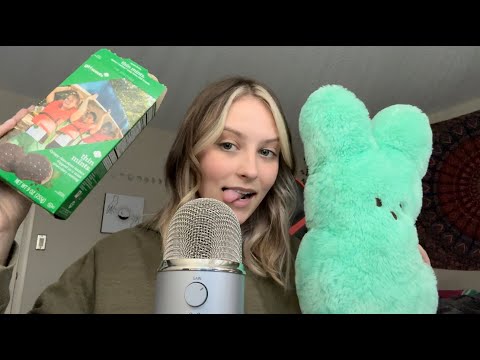 ASMR With Green Triggers! ☘️🍏💚🐢