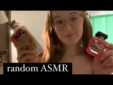 ASMR Random Triggers! (Tapping, Whispers, Scratching, Glass Sounds)