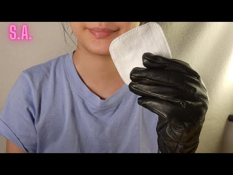 Asmr | Cleaning Mic with Cotton Pad Sound (Quiet)