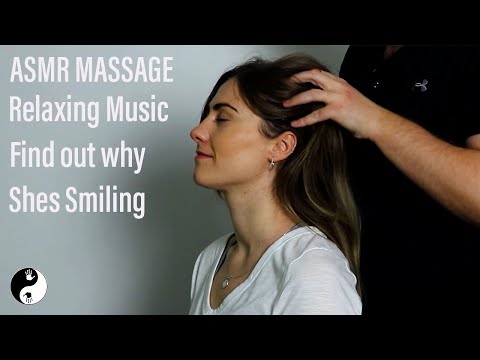 Super Soothing Seated Head, Neck and shoulder Massage to Melt Your Mind [ASMR][Relaxing Music]