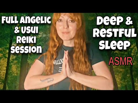 Full Angelic & Usui Reiki Session for Deep, Restful Sleep 🌙| Amethyst & Rose Quartz |
