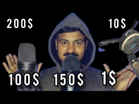 ASMR $1 Microphone To  $200 Microphone sounds for sleeping 😴
