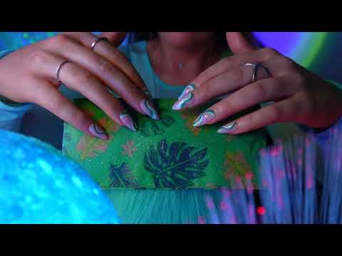 Tapping & Scratching ASMR (Beeswax Wrap) 💙