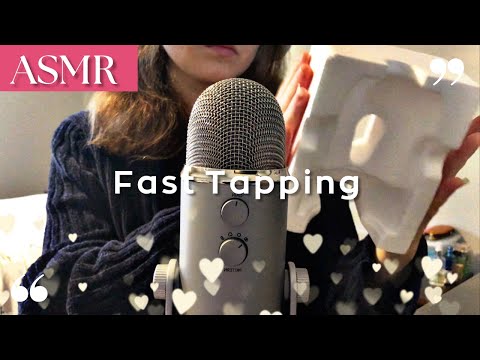 ASMR | FAST Tapping On Styrofoam 🖐💖 (No Talking)