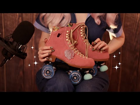 ASMR with Roller Skates 🛼  Moxi Boot Tapping, Lacing, Wheel Tightening