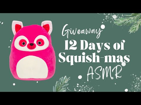 Squishmallow ASMR✨ 12 Days of Squish-mas💝💫 Win Lucia😍 Giveaway🎟