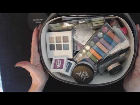 ASMR Soft Spoken ~ Makeup Bag Show & Tell (Rummaging at the End) ~ Southern Accent