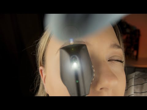 ASMR Ocular Orbital Eye Examination (Light Exam)