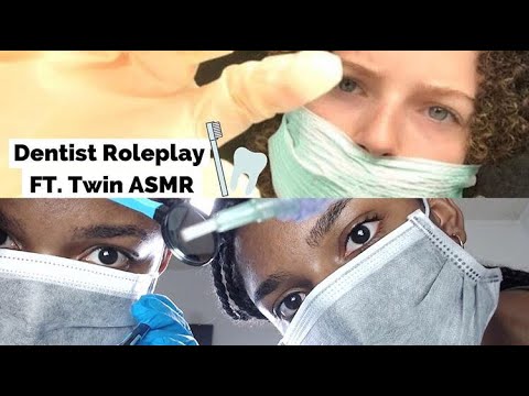 ASMR | Dentist 🦷 Roleplay | Collab feat twin ASMR