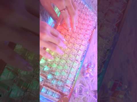 Creamy 🤤 Crystal Clear Keyboard Typing 💎 KiiBOOM Phantom 81 #asmr #shorts
