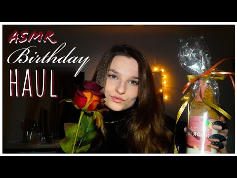 ASMR Birthday Haul - What I got for my birthday | Praliene ASMR 🍫