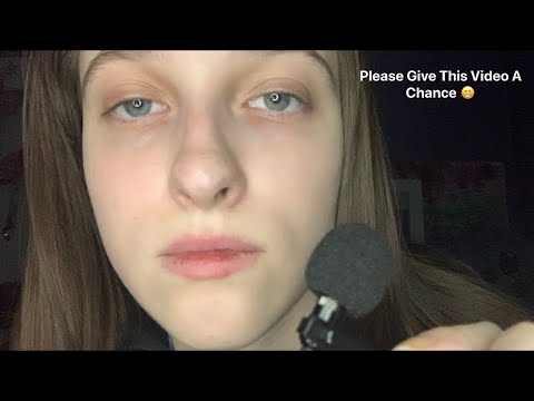 ASMR - Mouth Sounds With A Black Screen (includes talking) Please Give This Video A Chance 😁