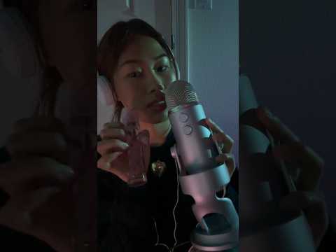 Repeating “tingly” & “relax” with Glass Tapping #asmr #asmrtapping #glasstapping #asmrtriggerwords