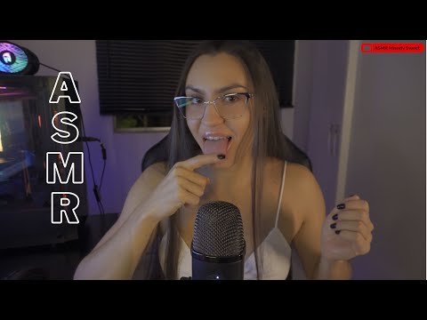 ASMR SPIT PAINTING YOUR FACE 💦💦 + Rain and Mouth sounds to sleep (no talking)