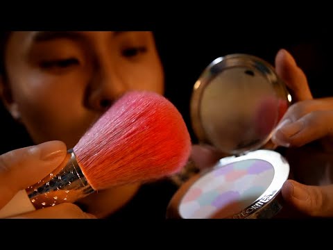 Guerlain Powder on Yo Screen 💆🏻‍♀ ASMR Korean Makeup Roleplay • 메이크업 롤플레이