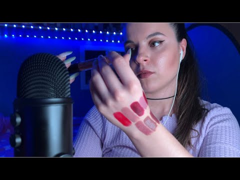 ASMR Decluttering Labiales💄~ Susurros + Tapping y Mouth Sounds