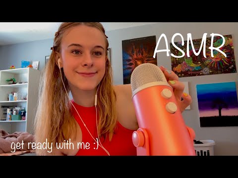 ASMR - chit chat & get ready with me 🫶🏼💕