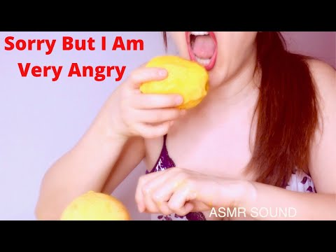 ASMR How To Eat Mangos When You Are Angry With Someone