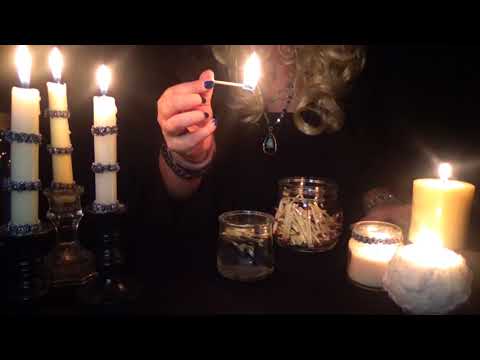 ASMR Fantasy No Talking | Playing with Fire! | Lighting and Extinguishing Matches, Candle Play