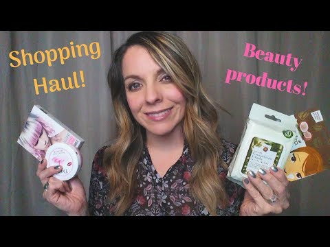 ASMR | Shopping Haul | Beauty Products | Tapping | Whispering | Satisfying