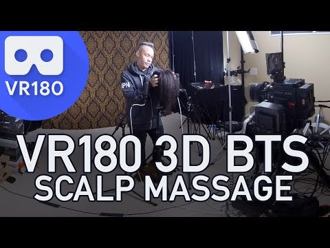 ASMR SCALP MASSAGE 👏 Behind The Scenes VR180 3D (6K)