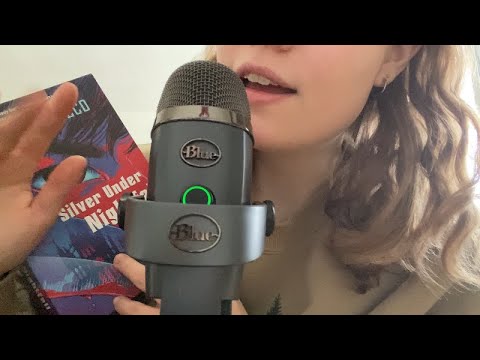 [asmr] current tbr 📚 book tapping + ramble