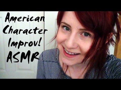 ASMR. American Accent Improvisation! (Soft spoken, Gum chew)