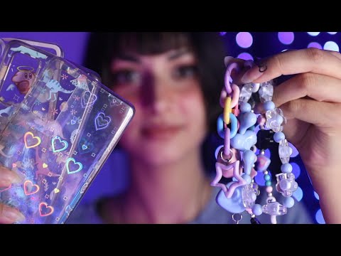 ASMR | tapping on phone cases and charms