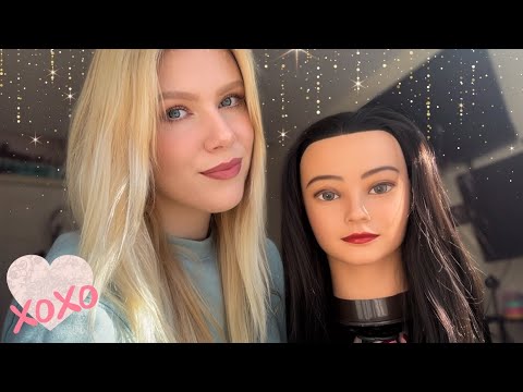 Valentine's Day Makeup on my girl Gert💘🫶🏻 Date Night ASMR | Personal Attention