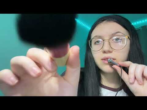 ASMR Face brushing and personal attention 🍀