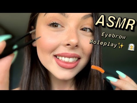 ASMR CLOSE-UP DOING YOUR EYEBROWS | PERSONAL ATTENTION ROLEPLAY