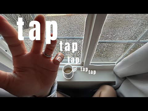 ASMR Window Build-up Tapping & Scratching to Camera