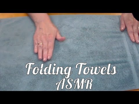 ASMR |FOLDING TOWELS| PEACEFUL| TRANQUIL |SOFT SPOKEN| WHISPERS