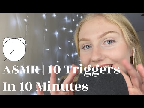 ASMR | 10 Triggers In 10 Minutes