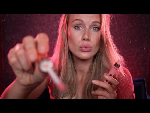 FAST AND UNPREDICTABLE MAKEUP APPLICATION | CLOSEUP PERSONAL ATTENTION ASMR | Roleplay for Sleep