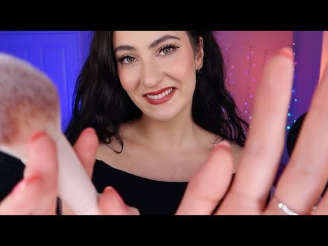 ASMR Soft Spoken and Whispered Personal Attention (Lots and Lots of Face Touching Triggers)