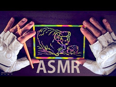 ASMR Scratching a Doodle Card ✒️NO TALKING
