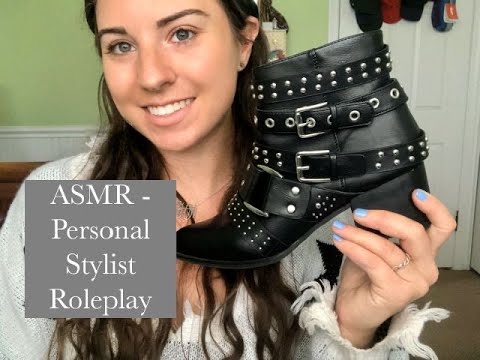 ASMR - Personal Stylist Roleplay with Tingly Fabric Sounds