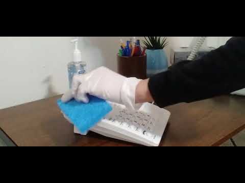 ASMR Cleaning Office Desk#soothing#wiping#what'stoclean