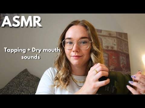 ASMR Tapping + dry mouth sounds *Requested (Fast & Aggressive)
