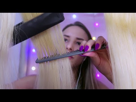 ASMR - CUIDANDO do seu CABELO de VERDADE 💇🏼‍♀️