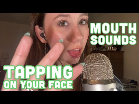 ASMR | Tapping on Your Face & Mouth Sounds (Invisible Triggers)