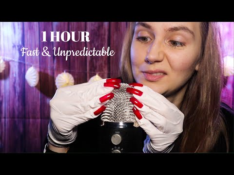 ASMR 1 Hour of 20 Fast & Unpredictable Triggers for Sleep