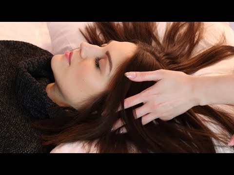 Playing with Lovely Hair and Positive Affirmations (ASMR soft spoken/brush sounds/hair sounds)